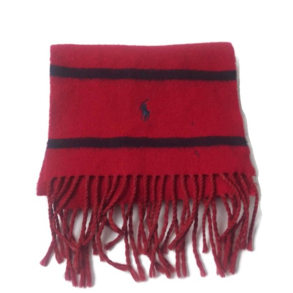 Polo Ralph Lauren Striped Wool Blend Scarves for Men for  Ralph Lauren Vintage Mens Wool Stripe Scarf